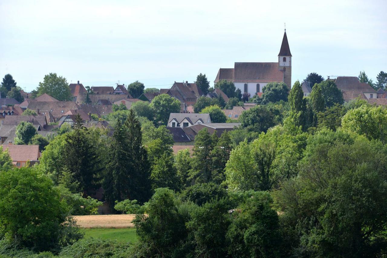 Gite Aux Deux Clochers ツィンマースハイム エクステリア 写真